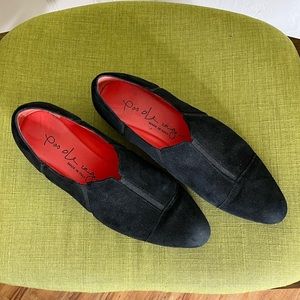 Pao Ole Rouge suede booties